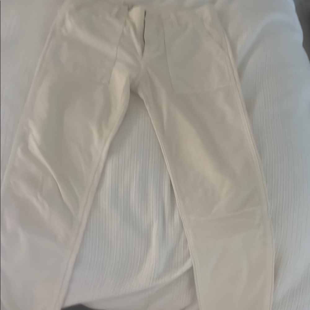 Nili Lotan Cream Chinos Relaxed Fit women’s size 0